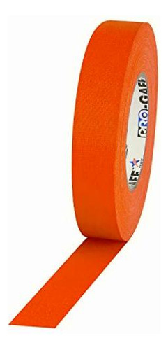 Protapes Pro Gaff Matte Cloth Gaffer's Tape With Rubber Color Naranja Fluorescente