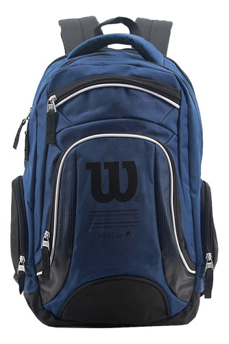 Mochila porta notebook Wilson 65.11074 color azul oscuro 35L