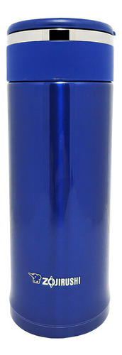 Garrafa Térmica Zojirushi Inox Dark Blue 360 Ml Japonesa