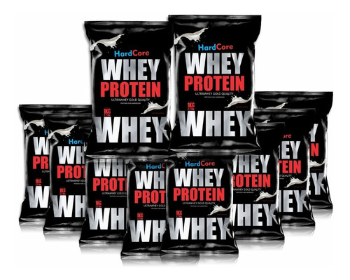 Imagen 1 de 10 de 10 Kg  Proteina Whey Suplementos 10 Pack De 1 Kg Por Mayor