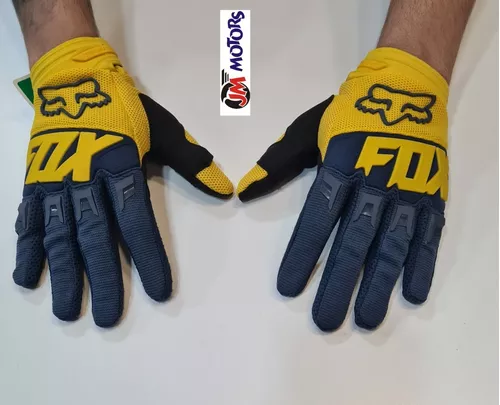 Jm Guantes Fox Dirtpaw Glove Amarillo Mx Enduro Motocross