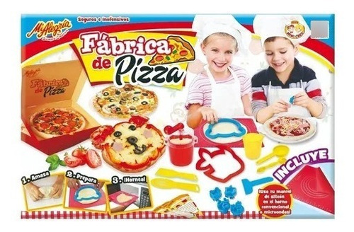 Fábrica De Pizza Juguete Mi Alegría Molde Mini Chef