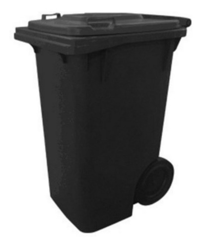 Lixeira Grande 240l - Coletor Lixo Com Rodas