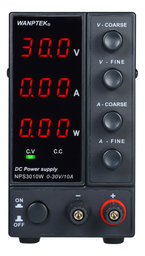Imagen 1 de 6 de Wanptek Nps3010w 0-30v 0-10a Fuente De Alimentación De Cc De