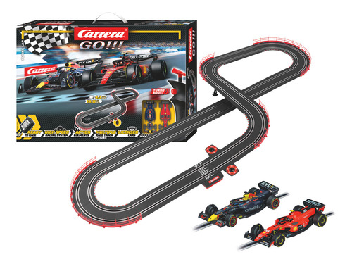 Pista Electrica Red Bull Vs Ferrari, Formula 1 2024 Carrera Color Azul