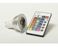 Imagen 2 de 7 de Lds3wrgb Foco Led Rgb Con Control Remoto