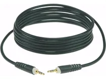 Comprar Cable Mini plug de 1 Mini Plug macho a 1 Mini plug macho Klotz AS-MM0150 negro de 150 cms