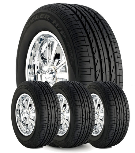 Kit 4u 225/55 R18 Dueler Hp Sport Bridgestone Envío Gratis