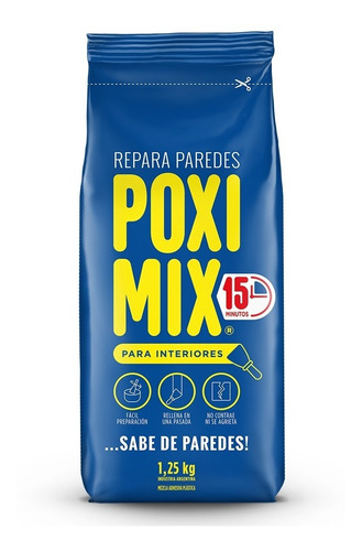 Poximix® Mezcla Adhesiva A Base De Yeso De Interior 1.25 Kg