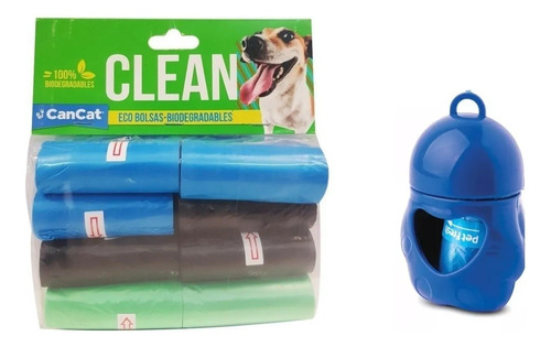 Bolsa Sanitaria Higiénica Perro X 200 Unidades + Dispenser