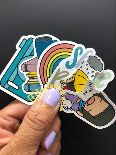 Imagen 10 de 10 de 105 Calcomanías, Stickers De Anime,comics,series Y Más.