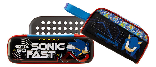 2 Lapicera Ruz Rígida Reforzadas Personajes Niño Color Sonic