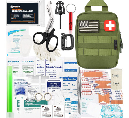 Falcontac 200 Pieces First Aid Kit Ifak Survival Kit Molle S