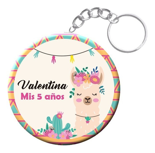 Llavero Llamas Nordicas Personalizado Souvenir De 55m X 50u