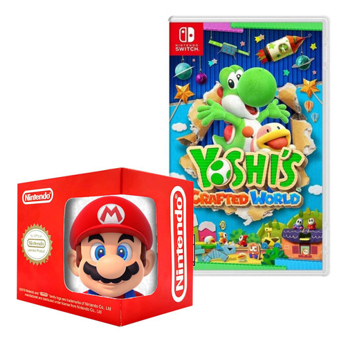 Yoshi Crafted World Nintendo Switch Y Taza 3