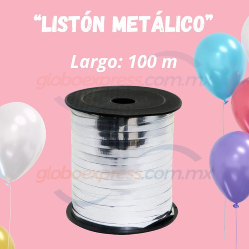 2 Hilo Curly Metalico Curling Ruling Liston Rulin Color Dorado