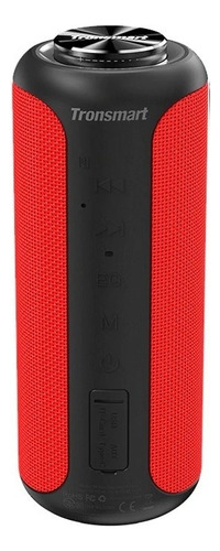 Parlante Bt Tronsmart T6 Plus Edición Actualizada 40w - Rojo