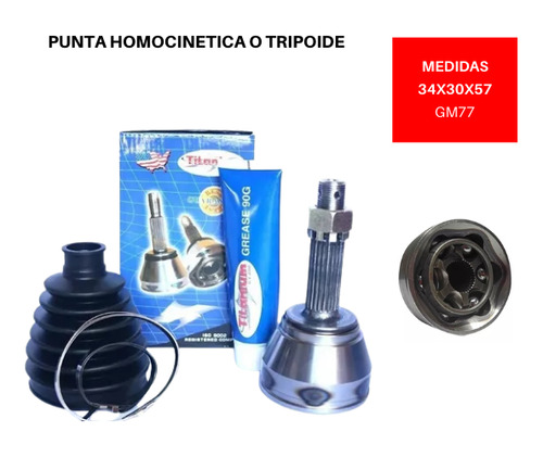 Punta Tripoide Chevrolet Captiva (c100, C140) 3.0 2010 2018