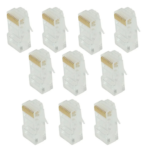 Paquete De 10 Módulos De Conector De Red Rj50 Keystone 0p10c