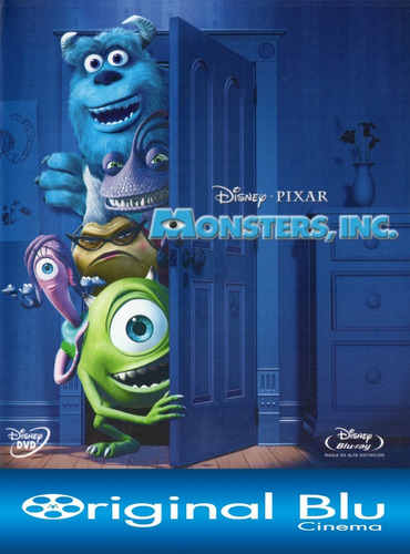 Monsters Inc 2 Blu Ray + 1 Dvd - Diney Pixar - Original