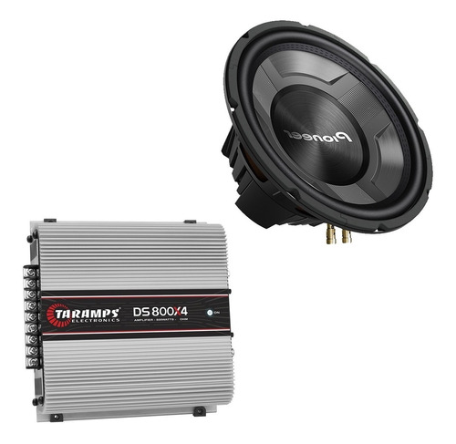 Alto Falante Subwoofer Pioneer 12 Polegadas + Amplificador