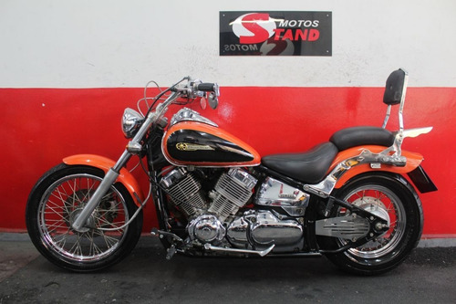 Imagem 4 de 11 de Yamaha Xvs 650 Drag Star 650 1998 Laranja