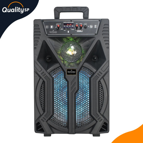 Caixa Som Bluetooth 12 Polegada 400w Strobo Led Bivolt