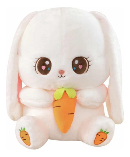 Peluche Conejo Con Zanahoria 45 Cm