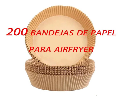 200 Piezas Para Cocina/airfryer Plato De Papel De Disco