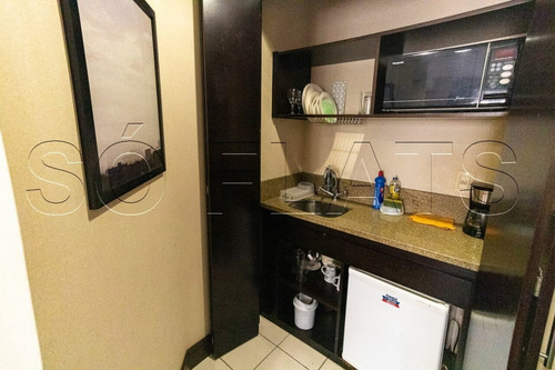 Imagem 4 de 15 de Flat Na Al. Santos, A 1 Quadra Da Av. Paulista, Ótimo Para Investir - Jd Paulista - Sf35208
