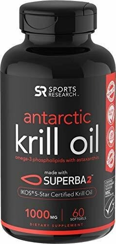 Aceite De Krill Antártico (doble Potencia) Con Omega-3 Epa,