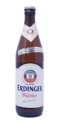 Cerveza Erdinger Weissbier Alemana 500 Ml 5.3% Alc. Vol.