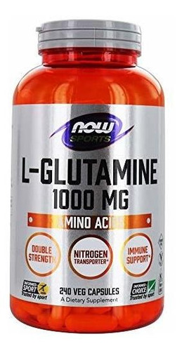 Ahora Alimentos 1000 Mg L-glutamina 240 Caps.