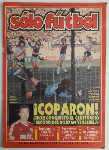 Revista Solo Futbol 268 - Suplemento Especial Lanus Campeon