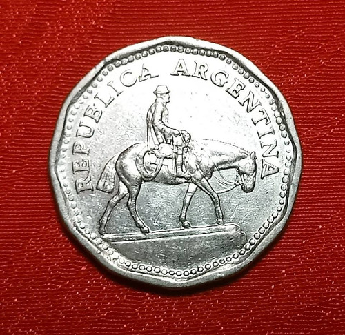 Moneda Argentina 10 Pesos De 1968 Gaucho Argentino