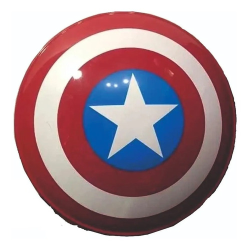 Escudo De Capitán América 45cm Doble Agarre Interior