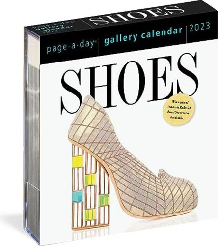 Calendario 2023 Galería Shoes Page-a-day: Todos Días Un Par