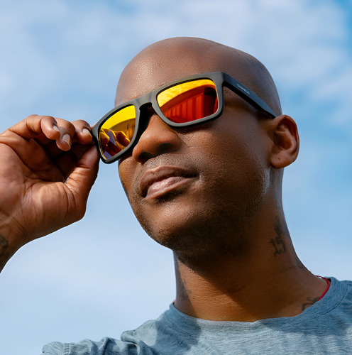 Gafas De Sol Chamelo Con Tinte Ajustable Modelo Prime Fire Lenses Naranja Negro Negro
