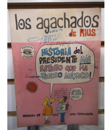 Comic Los Agachados De Rius 17 Editorial Posada Vintage 