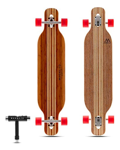 Magneto Bamboo Carbon Fiber Longboards Skateboards