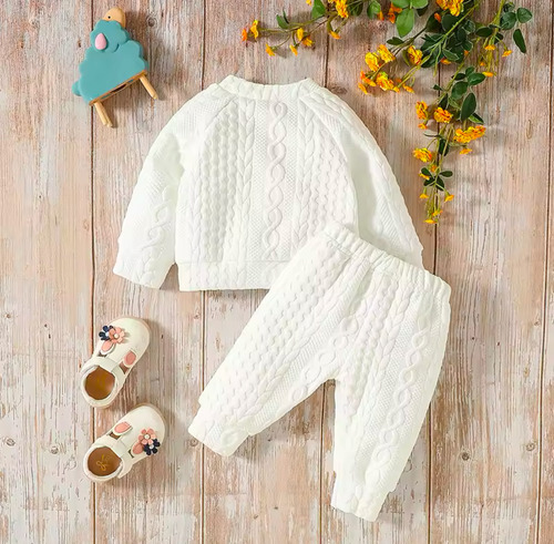 Conjunto Calido De 2pz Pants Y Sudadera Para Bebé