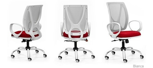 Imagen 8 de 9 de Sillón Alma Profesional Oficina Cromado Mec A-syncro Kromo-s