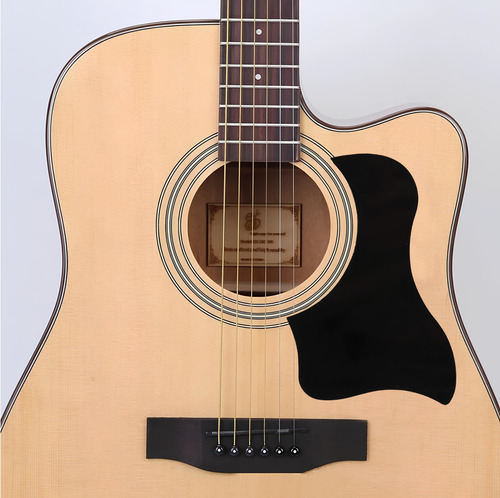 Escudo Para Violão Folk Jumbo Classico Aço Nylon Preto Desenho Gota