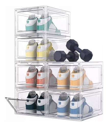 Cajas Organizadoras Zapatos Apilables Almacenaje 6 Piezas