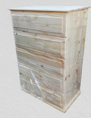 Cajonera De Pino Con Guías Metálicas