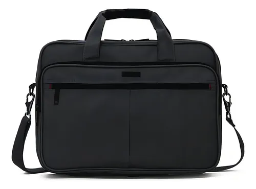 Portafolio Primicia Comun Classic Gris O Negro 40572 Color Negro