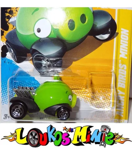 Hot Wheels Angry Birds Minion Pig Porquinho Lacrado