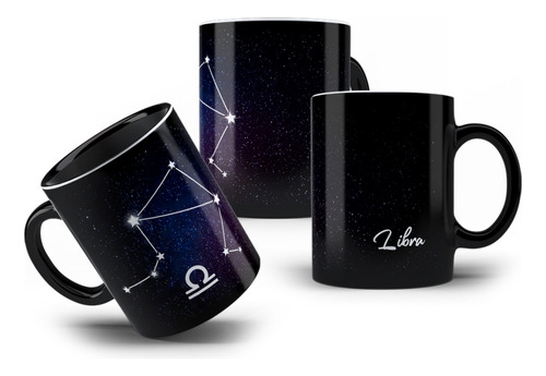 Caneca Signo De Libra Constelação Zodíaco Balança 325ml