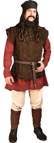 Disfraz Cosplay Chaleco Renacentista Medieval Hombre