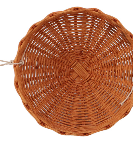 Cesta Colgante Para Almacenar Hongos Tejida En Ratán